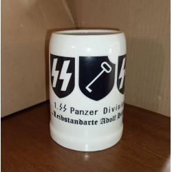 1st SS Panzer Division beer ceramic mug