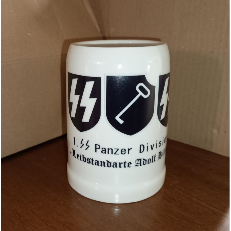 1st SS Panzer Division beer ceramic mug