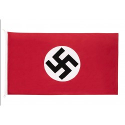 Stitched NSDAP flag,...